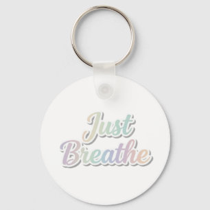 Porte-clés Conception de typographie motivationnelle pastel «