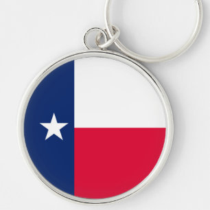 Porte-clés Conception du drapeau de l'État du Texas
