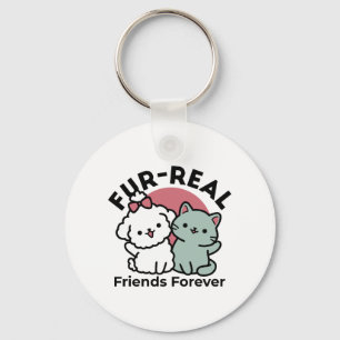 Porte-clés Conception "Fur-Real Friends Forever"