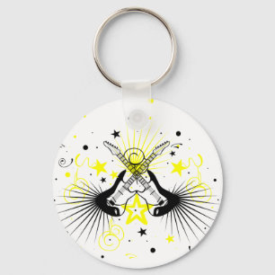 Porte-clés Conception guitare