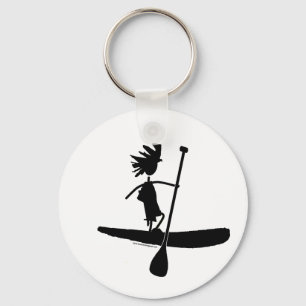 Porte-clés Conception silhouette de la pédale