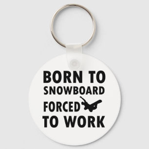 Porte-clés Conceptions fraîches de snowboarding