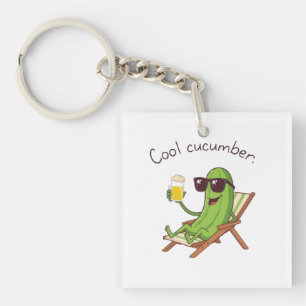 Porte-clés Concombre Cool