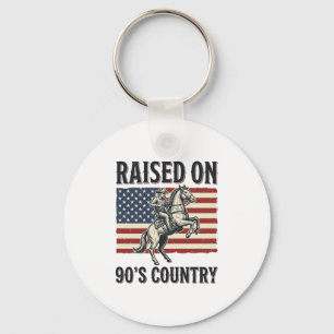 Porte-clés Conçu pour Chemise Western Cowboy Country 90s_