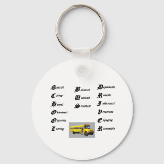 Porte-clés Conducteur de bus scolaire, miniatureCAI0UE1U