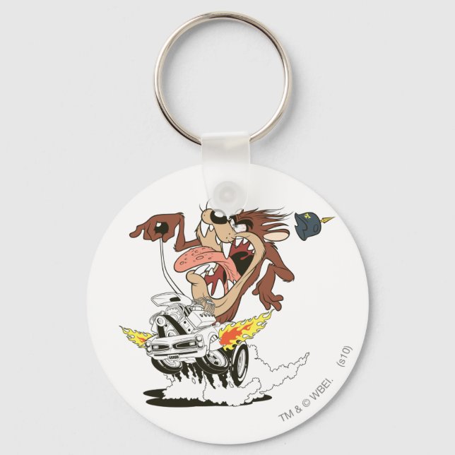 Porte-clés Conduite furieuse TAZ™ (Recto)