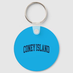 Porte-clés Coney Island New York Souvenir Rétro Prépa