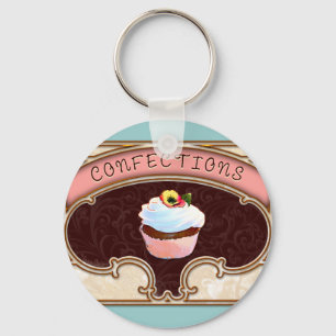 Porte-clés Confections Cupcake Style Vintage