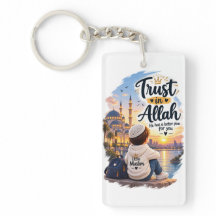 Porte-clés Confiance en Allah - Accessoire de foi