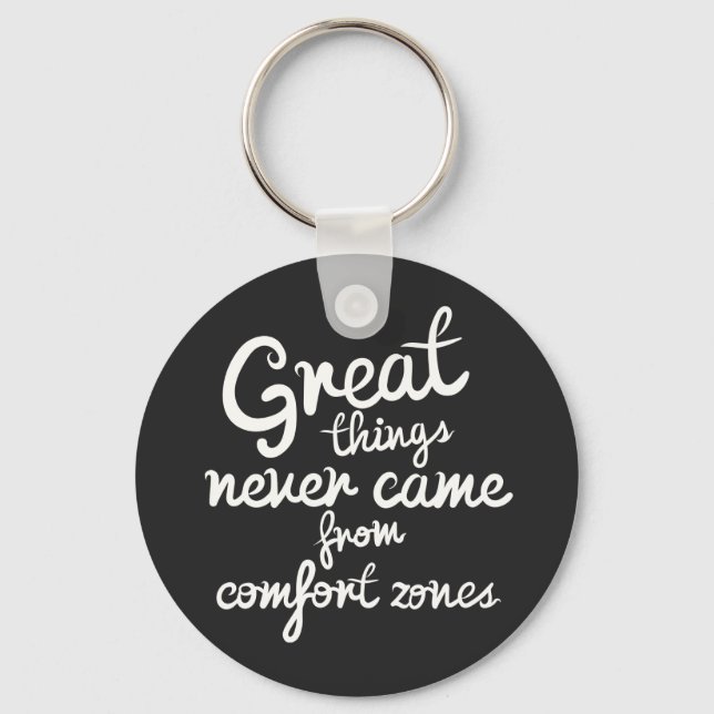 Porte-clés Confiance, succès, objectifs Attitude Motivation (Recto)