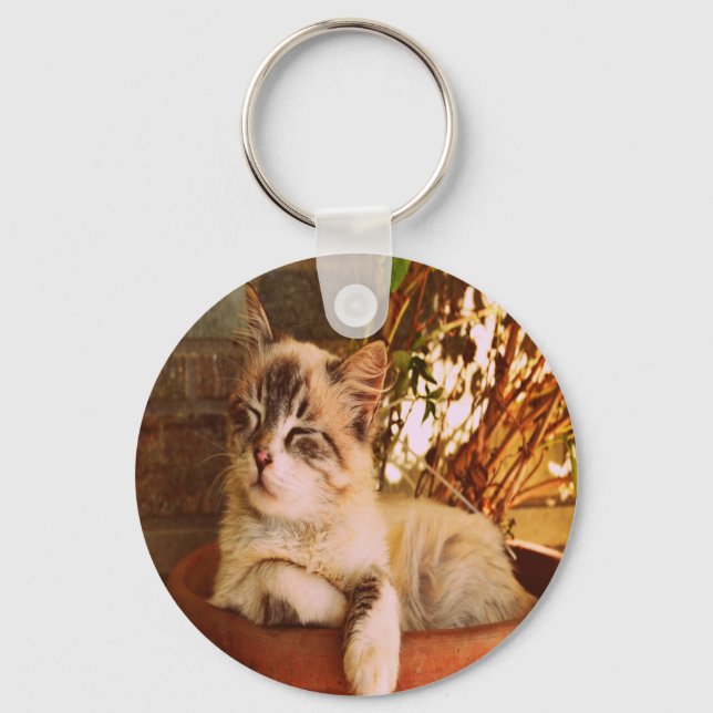 Porte-clés Confort Sleepy Kitty (Recto)