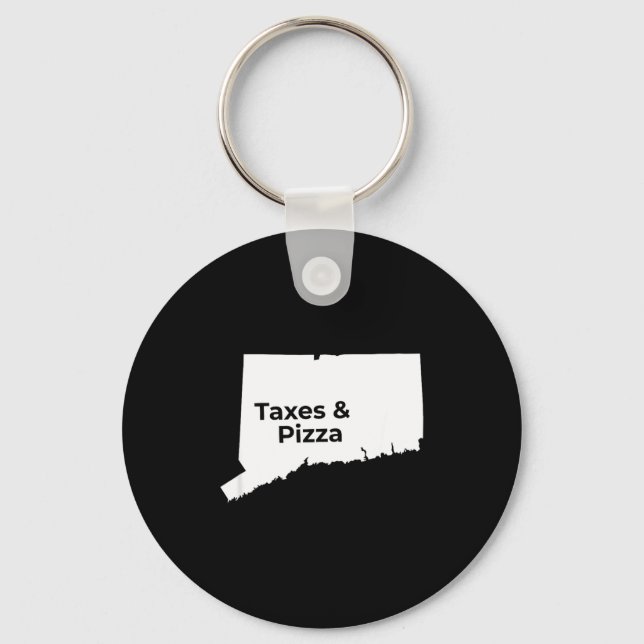 Porte-clés Connecticut Taxes &amp; Connecticut Zza  (Recto)