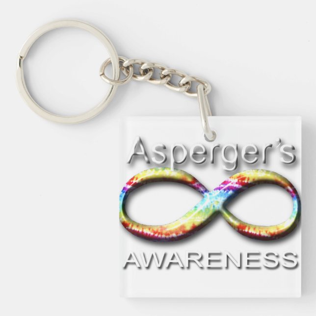 Porte-clés Conscience d'Aspergers (Devant)