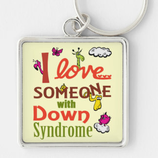 Porte-clés Conscience de syndrome de Down