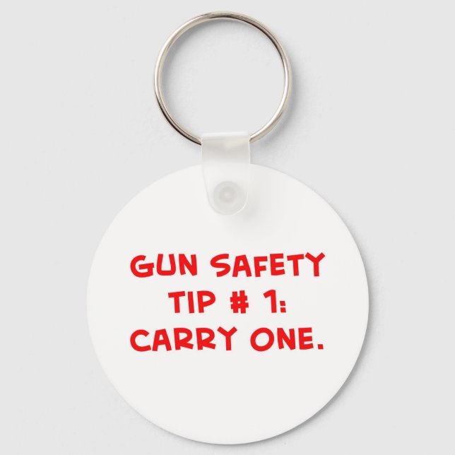 Porte-clés conseil de sécurité des armes #1 (Recto)