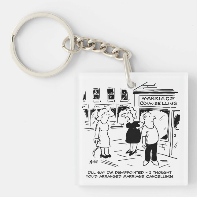 Porte-clés Conseils sur le mariage, pas annuler (Devant)