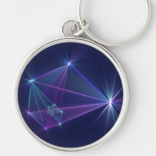 Porte-clés Constellation, art fractal abstrait fantastique