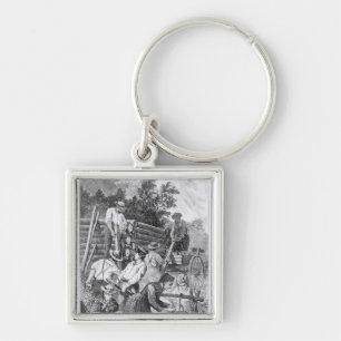 Porte-clés Construction du Rondin-Cabine