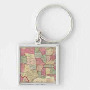 Porte-clés Continent américain États-Unis