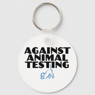 Porte-clés Contre les essais sur les animaux