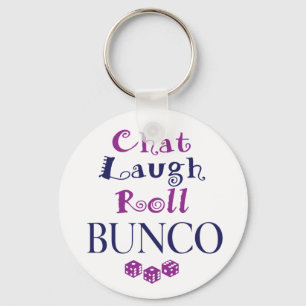 Porte-clés conversation, rire, petit pain - bunco