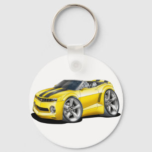 Porte-clés Convertible 2012 Jaune-Noir de Camaro