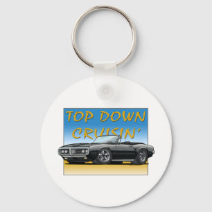 Porte-clés Convertible noir de 68 Firebird