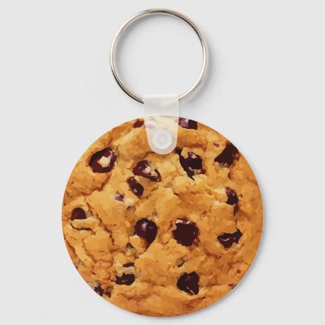 Porte-clés Cookie à chips au chocolat (Recto)