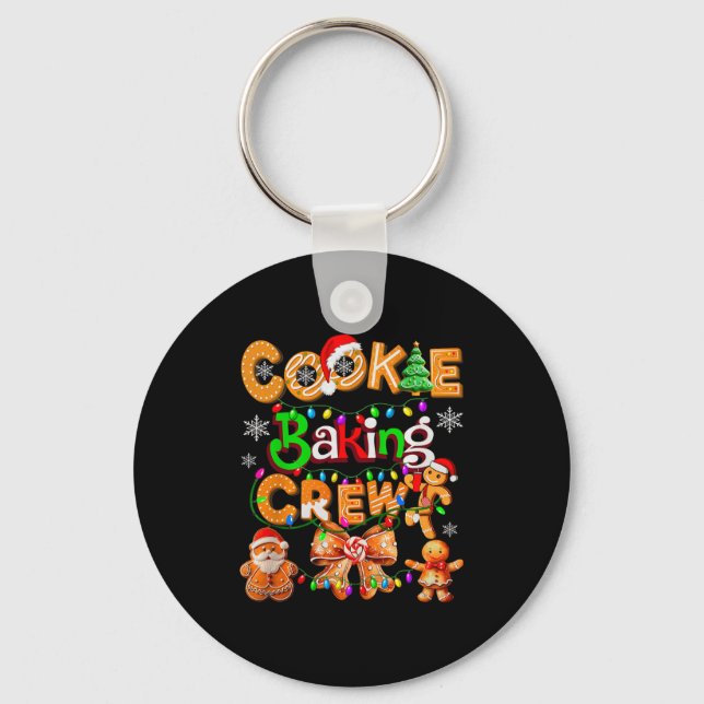 Porte-clés Cookie Baking Crew Cooking Coquette Bow Xmas Ginge (Recto)
