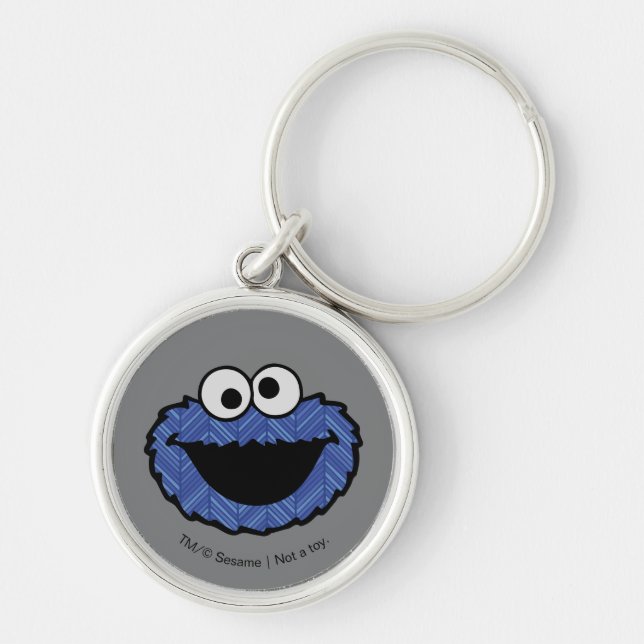 Porte-clés Cookie Monster | Retour arrière des années 80 (Devant)