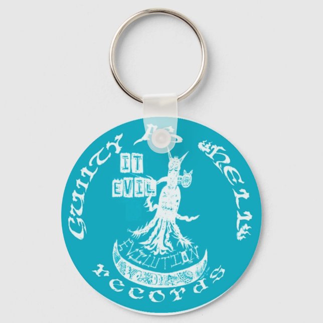 Porte-clés COOL BLUE "It Evil" (Recto)