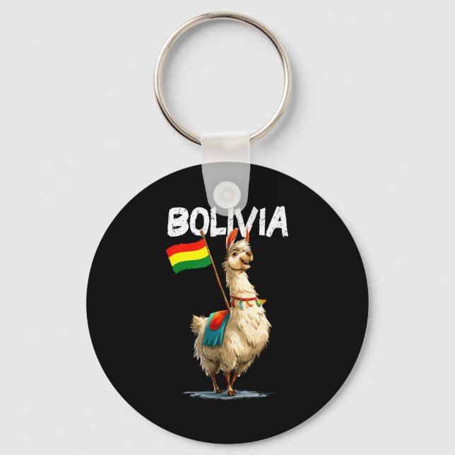 Porte-clés Cool Bolivian Llama Costume For Bolivia Lovers  (Recto)
