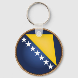 Porte-clés Cool Bosnia and Herzegovina Flag Seal
