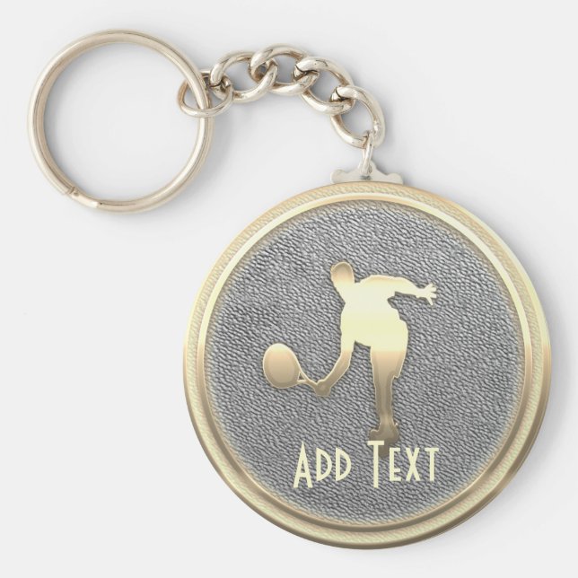 Porte-clés Cool Custom Tennis Star Sport (Devant)