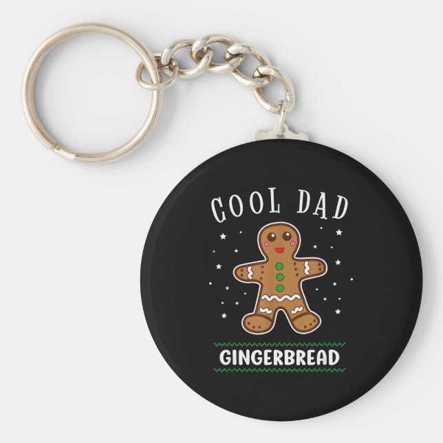 Porte-clés Cool Dad Gingerbread Man Cookie Family Christmas P (Devant)