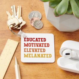 Porte-clés Cool de l'enseignant diplômé, motivé et élevé