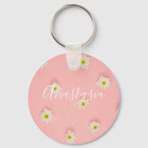 Porte-clés Cool, Fleurs roses Extraordinaires