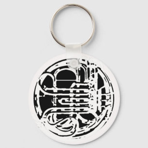 Porte-clés Cool français Horn Design