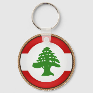 Porte-clés Cool Lebanon Flag Seal