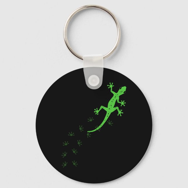 Porte-clés Cool Lizard Design Pour Hommes Femmes Gecko Animau (Recto)