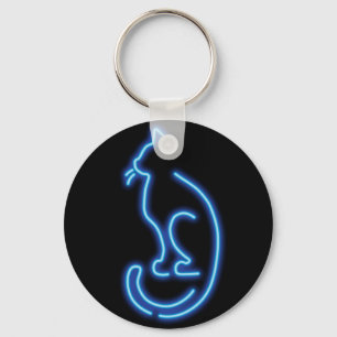 Porte-clés Cool Neon Cat