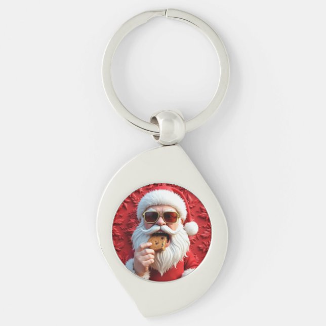 Porte-clés Cool Santa Claus (Devant)