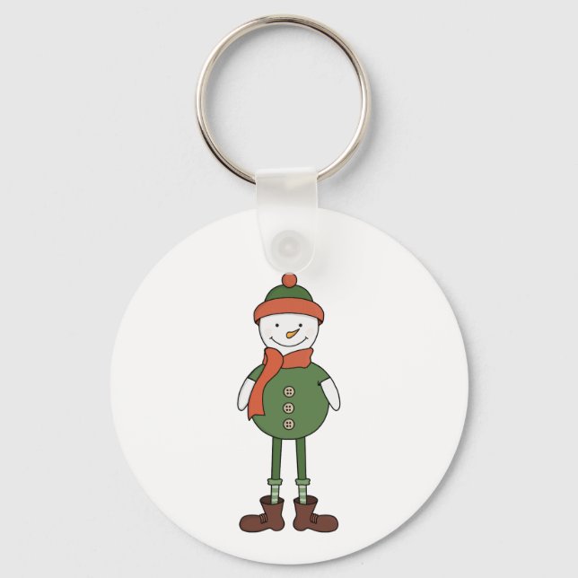 Porte-clés Cool Snowman (Recto)