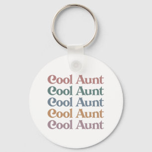 Porte-clés Cool Tante Retro Cadeaux mignons pour Tante
