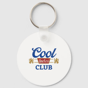 Porte-clés Cool Uncles Club Meilleur Oncle Jamais Drôle Poche