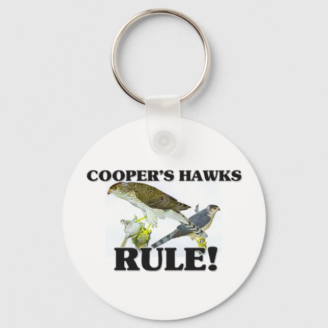 Porte-clés COOPER'S HAWKS Rule ! (Recto)