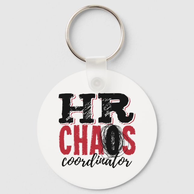 Porte-clés Coordonnateur du Chaos des ressources humaines (Recto)