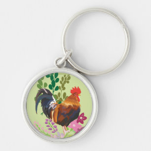 Porte-clés coq