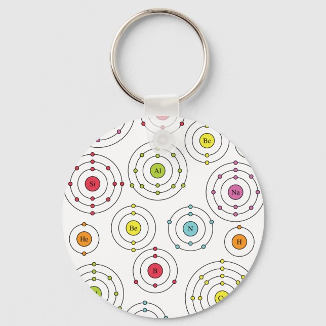 Porte-clés Coques périodiques (Recto)