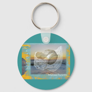 Porte-clés Coquillage & Surf - Massachusetts Cape Cod